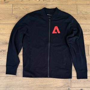 Adobe Max Black Sweater with Red Logo